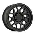 KMC Wheels - KM717 BULLY OL - Black - SATIN BLACK - 17" x 8.5", 18 Offset, 6x114.3 (Bolt Pattern), 66.1mm HUB
