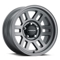 Vision Wheel Off-Road - 355 M2 OVERLAND - Grey - Satin Grey - 17" x 9", -12 Offset, 5x127 (Bolt Pattern), 78.1mm HUB