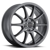 Vision Wheel Street Designs - 425 BANE - Gunmetal - Gunmetal - 15" x 6.5", 38 Offset, 4x100, 114.3 (Bolt Pattern), 73.1mm HUB