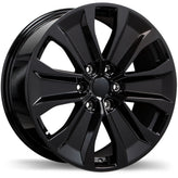 Replika - R250 - Black - Gloss Black - 20" x 8.5", 44 Offset, 6x135 (Bolt Pattern), 87.1mm HUB