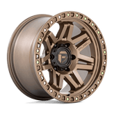 Fuel - D811 SYNDICATE - Bronze - FULL MATTE BRONZE - 17" x 9", 1 Offset, 6x139.7 (Bolt Pattern), 106.1mm HUB