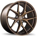 Fast Wheels - FC04 - Bronze - Matte Bronze - 19" x 9.5", 35 Offset, 5x112 (Bolt Pattern), 72.6mm HUB