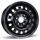 RSSW - Steel - Black - Black - 17" x 7", 52 Offset, 5x127 (Bolt Pattern), 71.5mm HUB