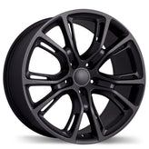 Replika - R148B - Black - Matte Black - 20" x 10", 50 Offset, 5x127 (Bolt Pattern), 71.5mm HUB