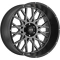 Vision Wheel Off-Road - 412 ROCKER - Gunmetal - ANTHRACITE WITH SATIN BLACK LIP - 22" x 10", -19 Offset, 8x165.1 (Bolt Pattern), 125.2mm HUB