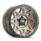 Dirty Life - THEORY - Gold - MATTE GOLD WITH MATTE BLACK LIP - 20" x 9", 0 Offset, 6x139.7 (Bolt Pattern), 106mm HUB