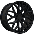 Envy Wheels - FF2GB - Black - GLOSS BLACK - 22" x 9.5", 50 Offset, 5x130 (Bolt Pattern), 71.6mm HUB