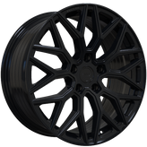 Envy Wheels - FF2GB - Black - GLOSS BLACK - 22" x 9.5", 50 Offset, 5x130 (Bolt Pattern), 71.6mm HUB