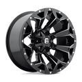 Fuel - D576 ASSAULT - Black - GLOSS BLACK MILLED - 20" x 9", 1 Offset, 8x170 (Bolt Pattern), 125.1mm HUB