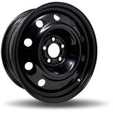 DTD - Steel - Black - Black - 17" x 6.5", 21 Offset, 5x115 (Bolt Pattern), 71.5mm HUB