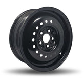 DTD - Steel - Take-Off - Black - Black - 14" x 5.5", 37 Offset, 5x100 (Bolt Pattern), 57.1mm HUB