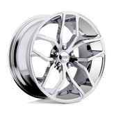 Foose - F148 OUTCAST - Polished - CHROME PLATED - 20" x 8.5", 35 Offset, 5x114.3 (Bolt Pattern), 72.6mm HUB