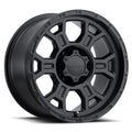 Vision Wheel Off-Road - 372 RAPTOR - Black - Matte Black - 17" x 9", 25 Offset, 6x139.7 (Bolt Pattern), 106.2mm HUB
