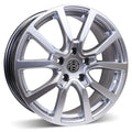 RSSW - Mayfair - Silver - Hyper silver - 18" x 7.5", 42 Offset, 5x114.3 (Bolt Pattern), 67.1mm HUB