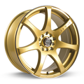RTX Wheels - Ink - Gold - Gold Machined - 15" x 6.5", 40 Offset, 4x100, 114.3 (Bolt Pattern), 73.1mm HUB