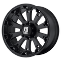 XD Series - XD800 MISFIT - Black - Matte Black - 20" x 9", 0 Offset, 5x127 (Bolt Pattern), 78.1mm HUB