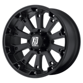 XD Series - XD800 MISFIT - Black - Matte Black - 20" x 9", 0 Offset, 5x127 (Bolt Pattern), 78.1mm HUB