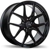 Fast Wheels - FC04 - Black - Metallic Black - 18" x 9", 40 Offset, 5x114.3 (Bolt Pattern), 72.6mm HUB