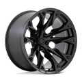 Fuel - D804 FLAME - Black - BLACKOUT - 22" x 12", -44 Offset, 5x127 (Bolt Pattern), 71.5mm HUB