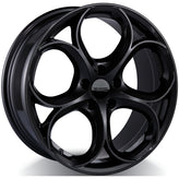 RWC - AR55 - Black - BLACK - 20" x 8.5", 31 Offset, 5x110 (Bolt Pattern), 65.1mm HUB