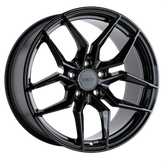 TSW Wheels - SILVANO - Black - GLOSS BLACK - 19" x 9.5", 2 Offset, 5x120 (Bolt Pattern), 76.1mm HUB