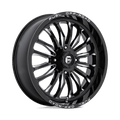 Fuel UTV - D821 ARC UTV - Black - GLOSS BLACK MILLED - 22" x 7", 13 Offset, 4x156 (Bolt Pattern), 132mm HUB