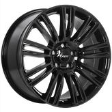 ART - Replica 152 - Black - Gloss Black - 20" x 9.5", 45 Offset, 5x108 (Bolt Pattern), 63.4mm HUB