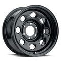 Vision Wheel HD - 85 SOFT 8 - STEEL WHEEL - Black - Gloss Black - 17" x 8", -12 Offset, 6x139.7 (Bolt Pattern), 108mm HUB