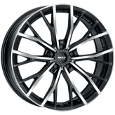 Mak Wheels - priMe-FF - Black - BLACK MIRROR - 20" x 8", 51 Offset, 5x112 (Bolt Pattern), 66.6mm HUB