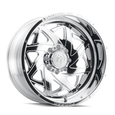 American Truxx - KRONOS - Chrome - POLISHED - 22" x 12", -44 Offset, 6x139.7 (Bolt Pattern), 106.1mm HUB