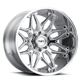 Tuff Wheels - T3B - Chrome - Chrome - 22" x 12", -45 Offset, 8x170 (Bolt Pattern), 125.1mm HUB