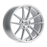 Victor Equipment Wheels - ZUFFEN - Silver - SILVER WITH BRUSHED FACE - 20" x 10", 50 Offset, 5x130 (Bolt Pattern), 71.5mm HUB