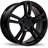 Replika - R140A - Black - Gloss Black - 18" x 8", 50 Offset, 5x130 (Bolt Pattern), 71.6mm HUB