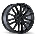 Replika - R233 - Black - Gloss Black - 20" x 9", 35 Offset, 5x112 (Bolt Pattern), 66.6mm HUB