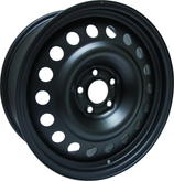 RTX Wheels - Steel Wheel - Black - Black - 18" x 7.5", 45 Offset, 5x112 (Bolt Pattern), 66.6mm HUB