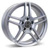 RSSW - Cruiser - Silver - Silver - 16" x 6.5", 45 Offset, 5x114.3 (Bolt Pattern), 67.1mm HUB