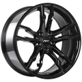 ART - Replica 165 - Black - Gloss Black - 17" x 8", 30 Offset, 5x112 (Bolt Pattern), 66.6mm HUB