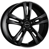 Mak Wheels - ZENITH - Black - MATTE BLACK - 19" x 8", 45 Offset, 5x120 (Bolt Pattern), 72.6mm HUB