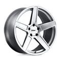 TSW Wheels - ASCENT - Grey - Matte Titanium Silver - 19" x 9.5", 40 Offset, 5x114.3 (Bolt Pattern), 76.1mm HUB