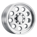 Level 8 - HAULER - Polished - Polished - 16" x 8.5", -25 Offset, 5x127 (Bolt Pattern), 71.5mm HUB