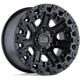 Black Rhino - OZARK - Black - MATTE BLACK - 17" x 9.5", -18 Offset, 6x139.7 (Bolt Pattern), 112.1mm HUB