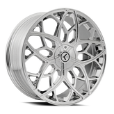 Kraze Wheels - RICOCHET - Chrome - CHROME - 22" x 8.5", 38 Offset, 5x112, 114.3 (Bolt Pattern), 72.6mm HUB