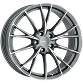 Mak Wheels - FABRIK-D - Gunmetal - GUN MET-MIRROR FACE - 20" x 9", 44 Offset, 5x112 (Bolt Pattern), 66.6mm HUB