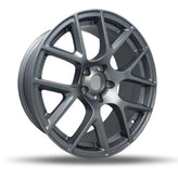 DTD - Replica - Gunmetal - Gunmetal - 20" x 9", 21 Offset, 5x115 (Bolt Pattern), 71.5mm HUB