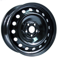 RTX Wheels - Steel Wheel - Black - Black - 16" x 6.5", 44 Offset, 5x100 (Bolt Pattern), 57.1mm HUB