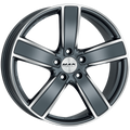 Mak Wheels - TURISMO-FF - Gunmetal - GUN MET-MIRROR FACE - 20" x 9", 50 Offset, 5x130 (Bolt Pattern), 71.6mm HUB