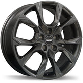 Fast Wheels - Aventure - Gunmetal - Gloss Gunmetal - 18" x 8", 45 Offset, 5x100 (Bolt Pattern), 56.1mm HUB