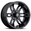 Fairway Alloys - FA140 FLEX - Black - GLOSS BLACK - 14" x 6.5", -20 Offset, 4x101.6 (Bolt Pattern), 70.7mm HUB