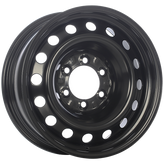 RNB - STEEL WHEEL - Black - Black E-Coating - 17" x 7", 14 Offset, 6x139.7 (Bolt Pattern), 106.1mm HUB