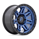 Fuel - D813 SYNDICATE - DARK BLUE WITH BLACK RING - 17" x 9", -12 Offset, 5x127 (Bolt Pattern), 71.5mm HUB